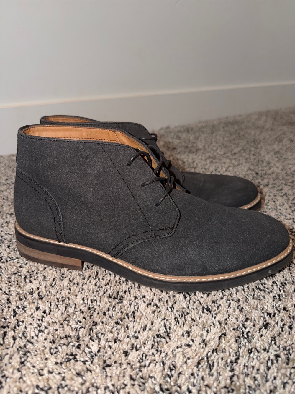 Rye Black Suede Chukka Boots Men's Size 8